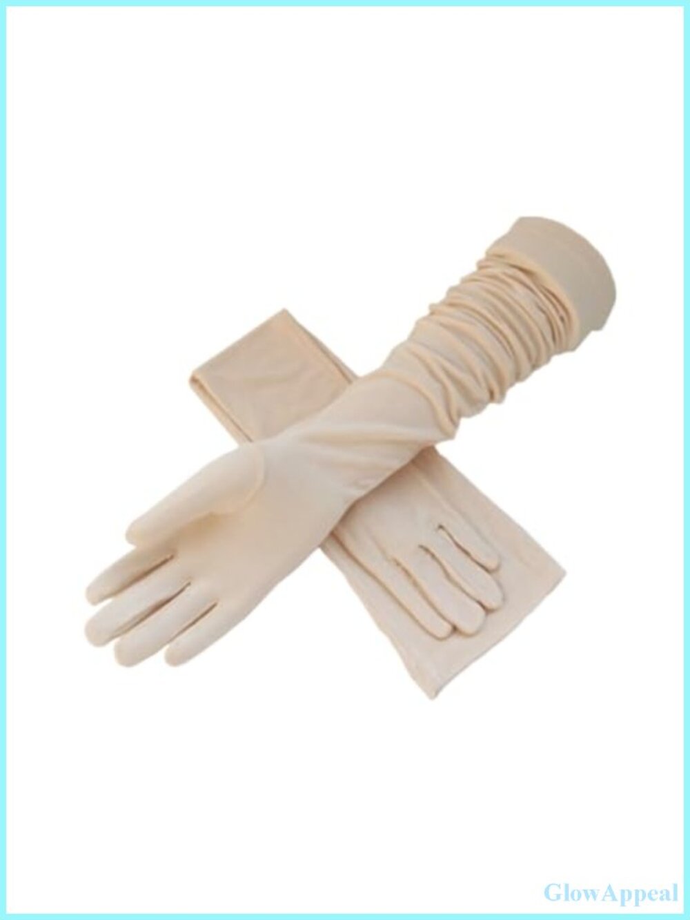 Women UV Protection Full-Finger Driving Gloves Long Arm Sleeves Cotton